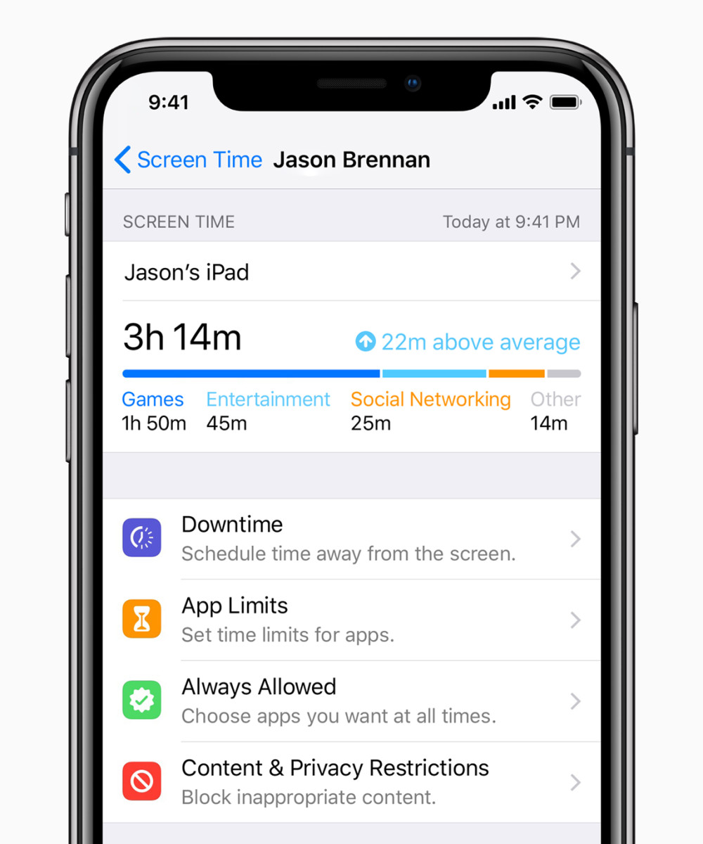 Screen Time Control will track average phone usage in iOS 12.