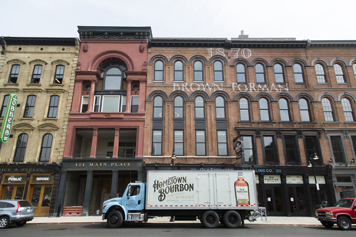 Old Forester's new tourist facility in downtown Louisville Kentucky