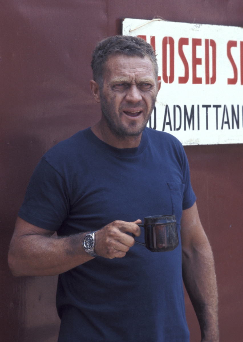 Steve McQueen during Steve McQueen on the Set of "Papillon" in Montego Bay, Jamaica. (Photo by Ron Galella/WireImage)