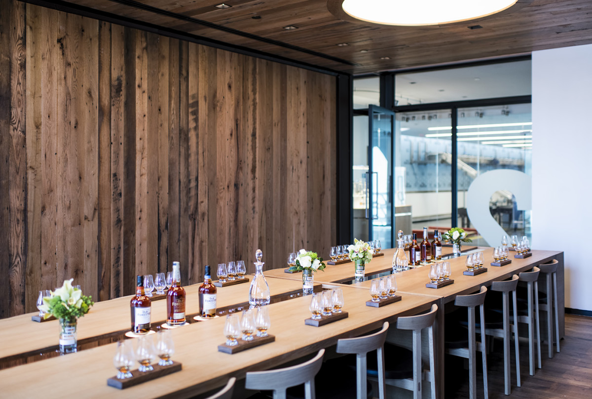 The tasting room at Old Forester's distillery in downtown Louisville, Kentucky.