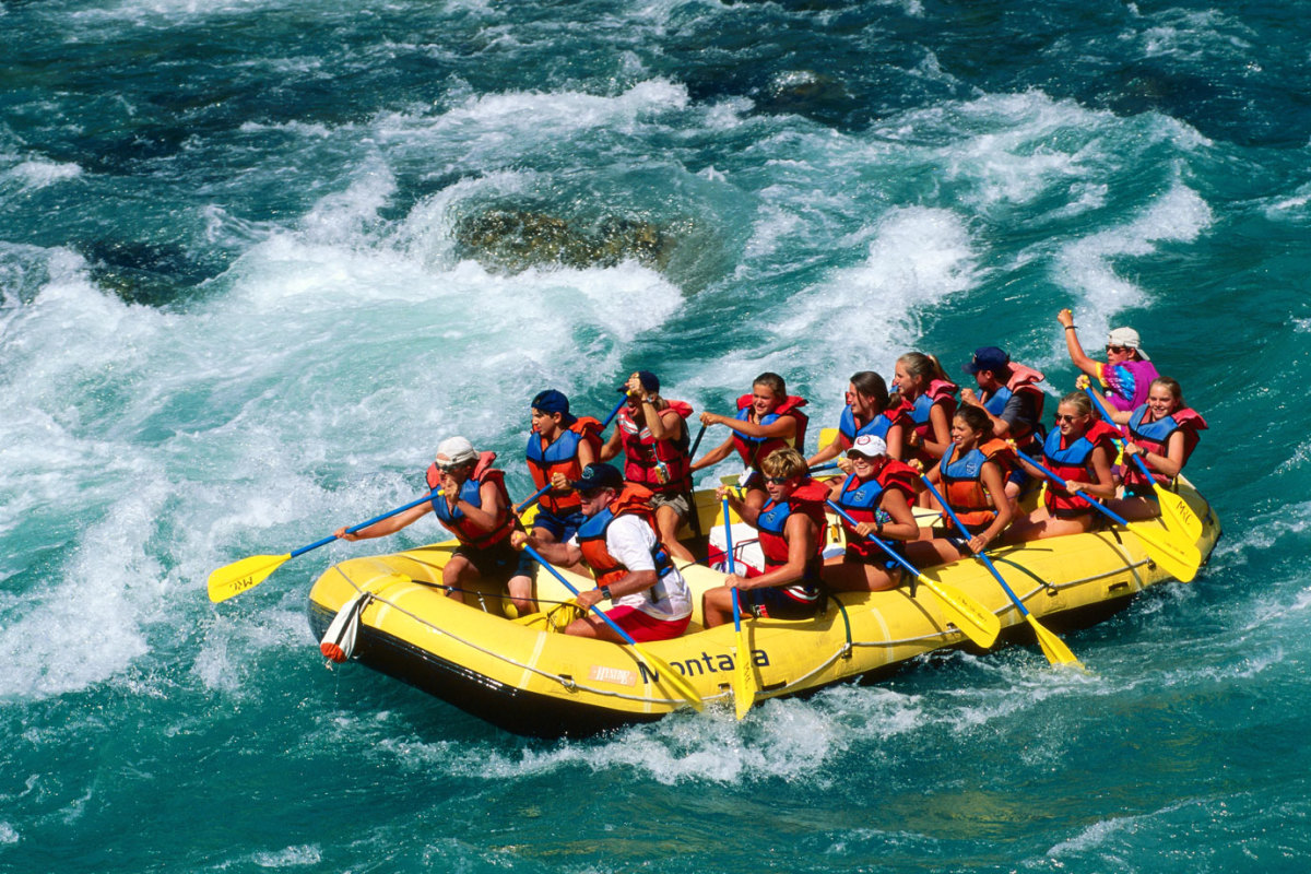 Rafting in Glacier National Park