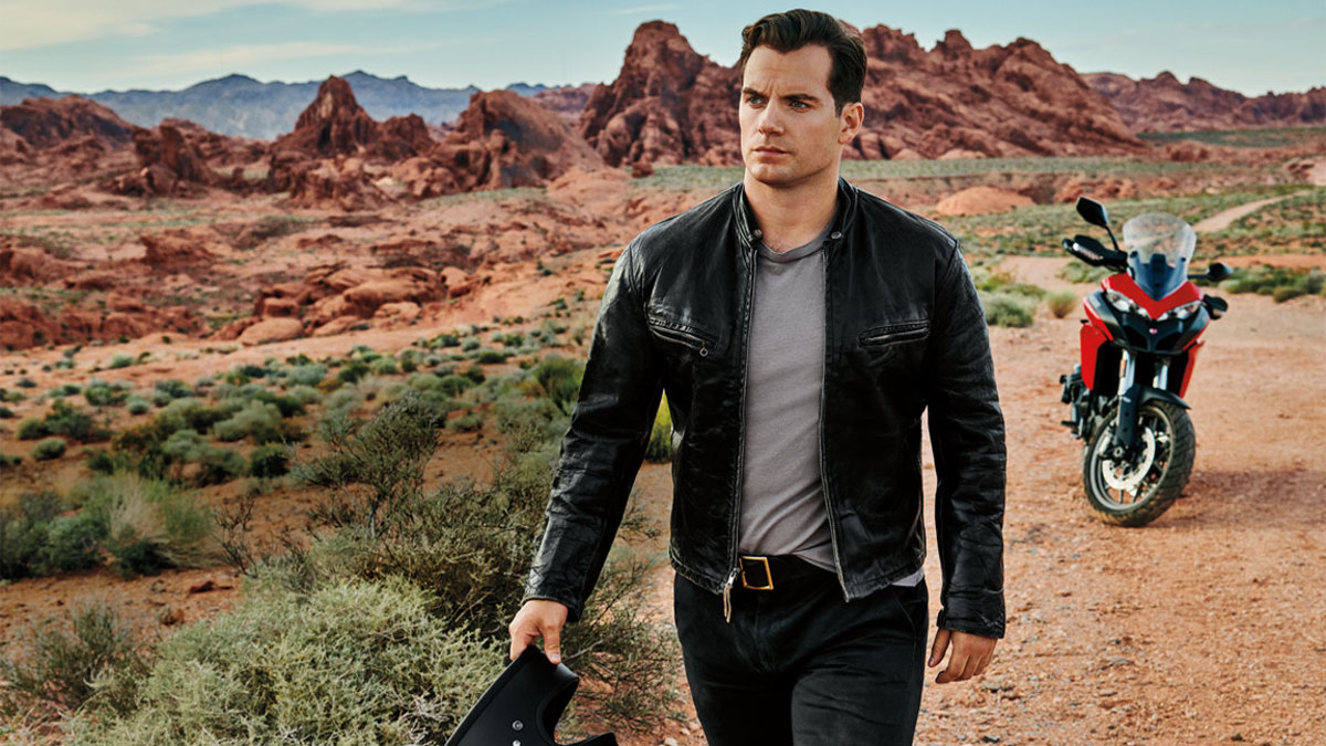 Henry Cavill at the Valley of Fire State Park in Nevada