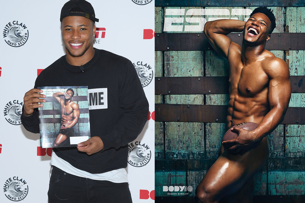 Saquon Barkley from Athletes Pose Nude for ESPN the 