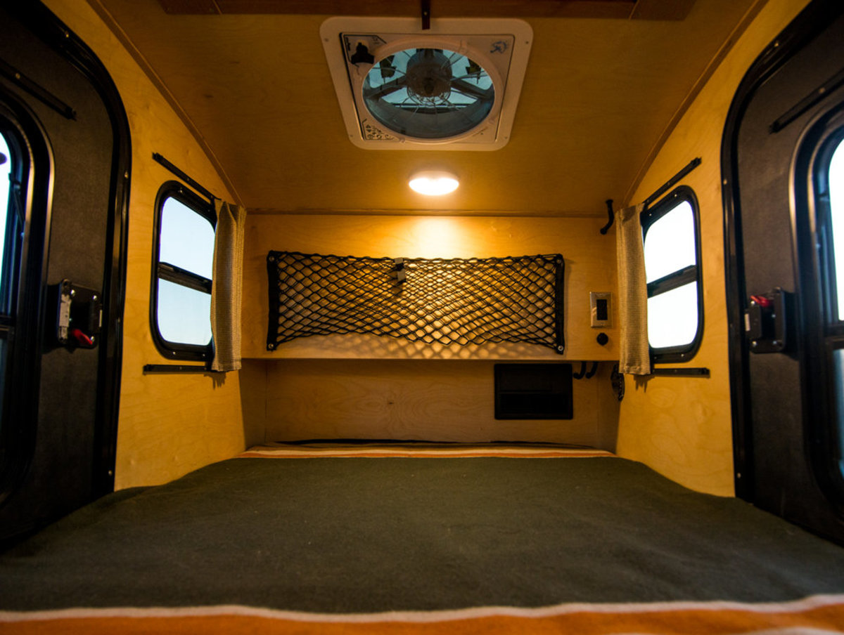 A Peek Inside Timberleaf S New Lightweight Teardrop Trailer
