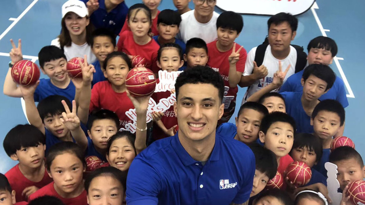 Kyle Kuzma, Los Angeles Lakers star in China with NBA