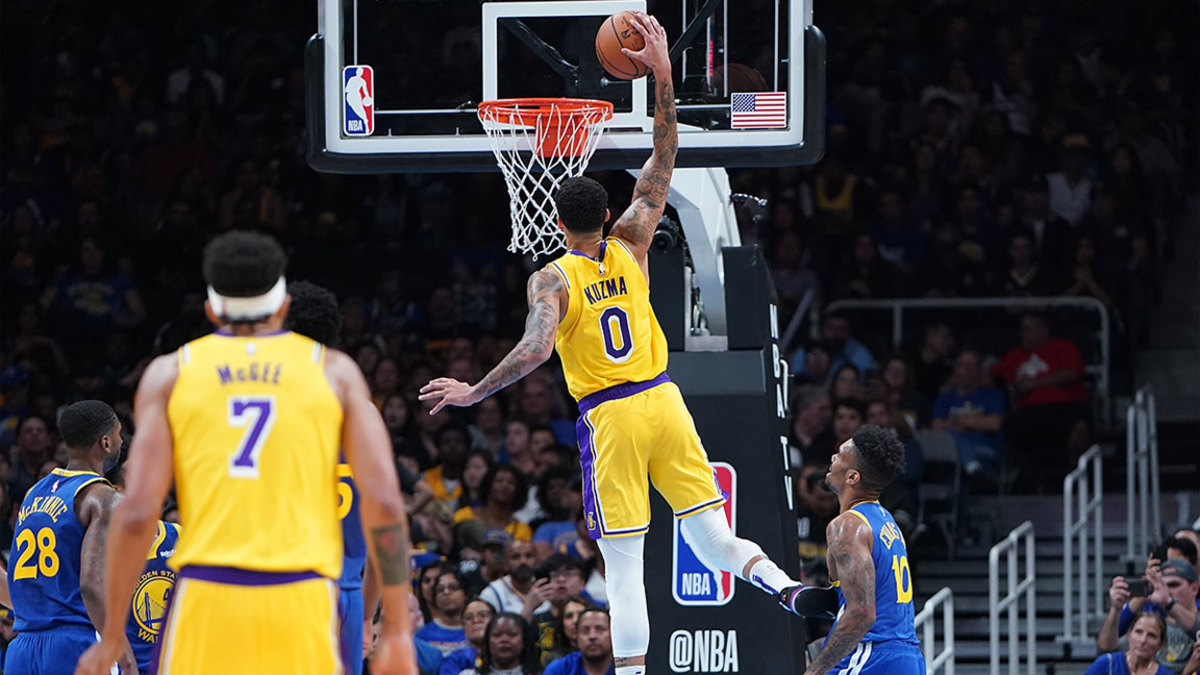 Los Angeles Lakers forward Kyle Kuzma