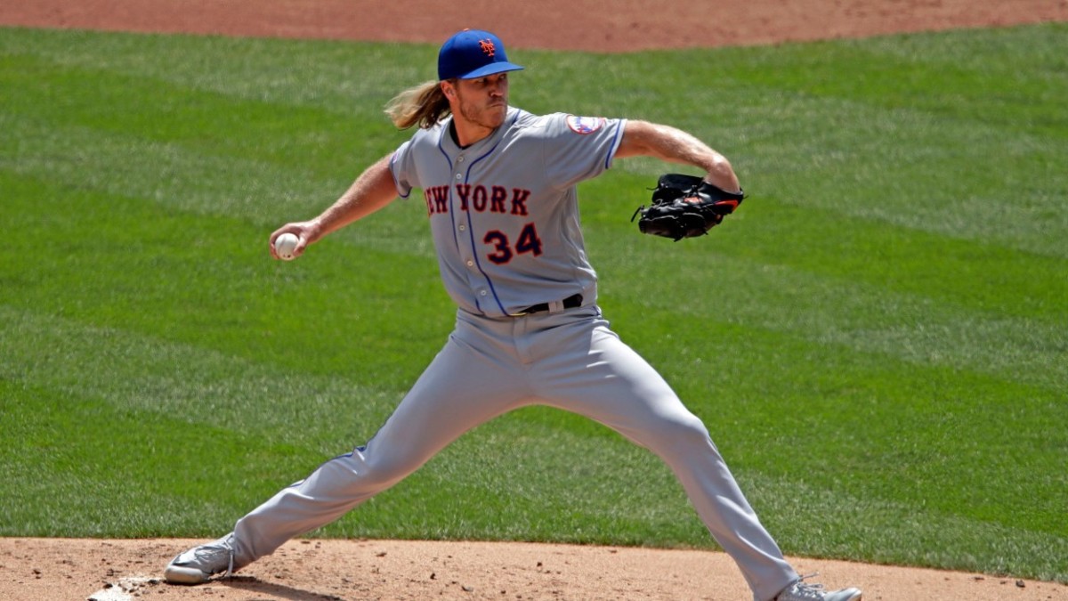 Mets Pirates Baseball, Pittsburgh, USA - 04 Aug 2019 New York Mets starting pitcher Noah Syndergaard delivers during the second inning of a baseball game against the Pittsburgh Pirates in Pittsburgh 4 Aug 2019 Image ID: 10354062m Featured in: Mets Pirates Baseball, Pittsburgh, USA - 04 Aug 2019 Photo Credit: Gene J Puskar/AP/Shutterstock