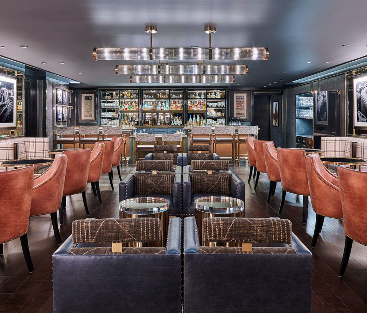 The underground bar in Aspen's Hotel Jerome