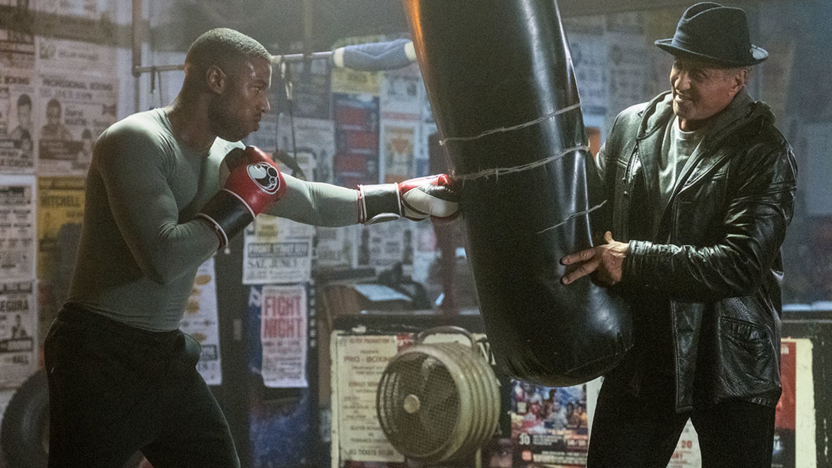 Michael B. Jordan stars as Adonis Creed and Sylvester Stallone as Rocky Balboa in CREED II, a Metro Goldwyn Mayer Pictures and Warner Bros. Pictures film.