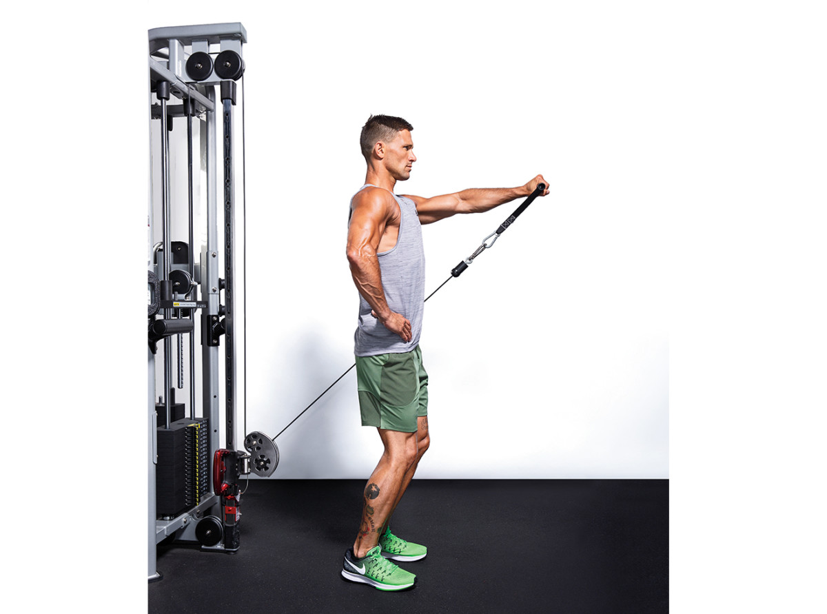 One-Arm Front Shoulder Raise