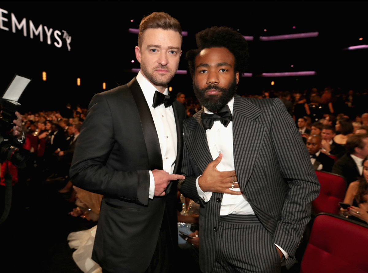 Actor/singer Justin Timberlake and actor/writer Donald Glover attend the 70th Annual Primetime Emmy Awards held at the Microsoft Theater on September 17, 2018.