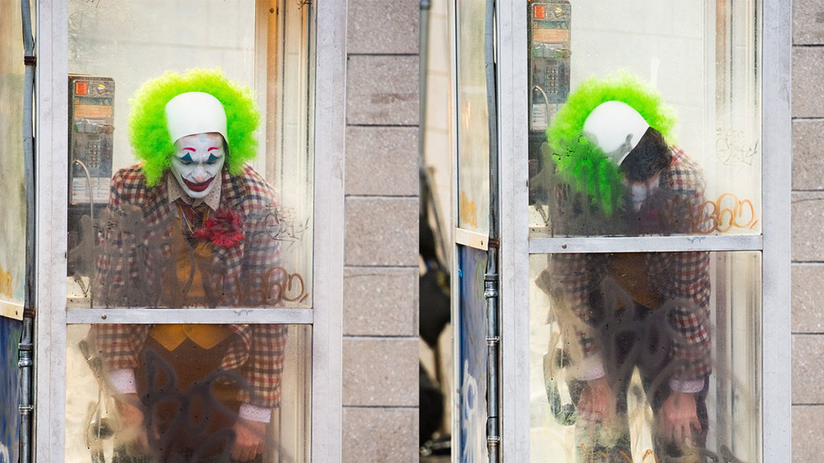 Joaquin Phoenix is seen filming a scene for 'Joker' in Brooklyn on September 24, 2018 in New York City. (Photo by Gotham/GC Images)