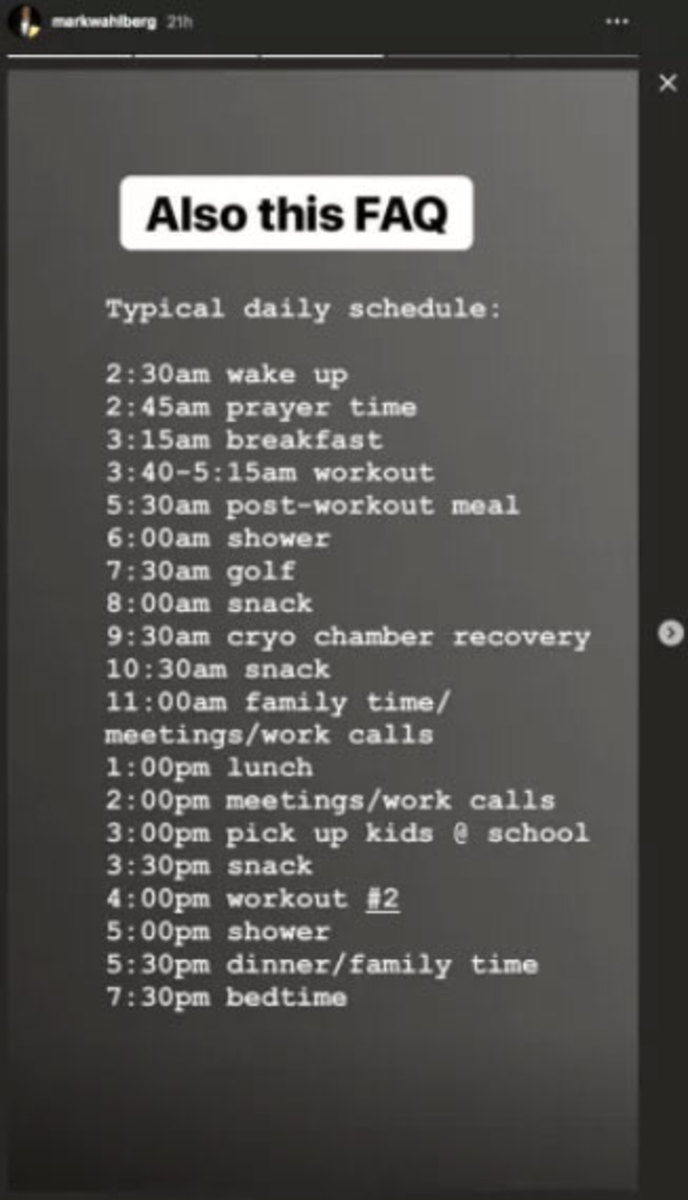 Exercise Daily Routine Chart