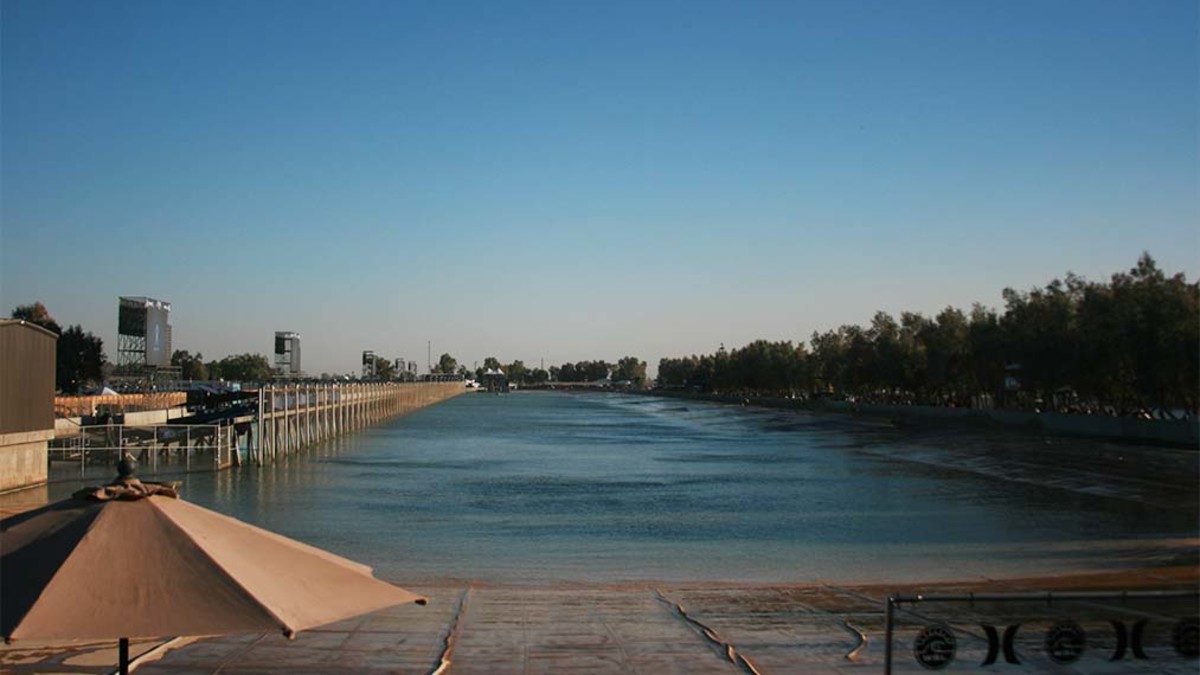WSL Surf Ranch Sunset