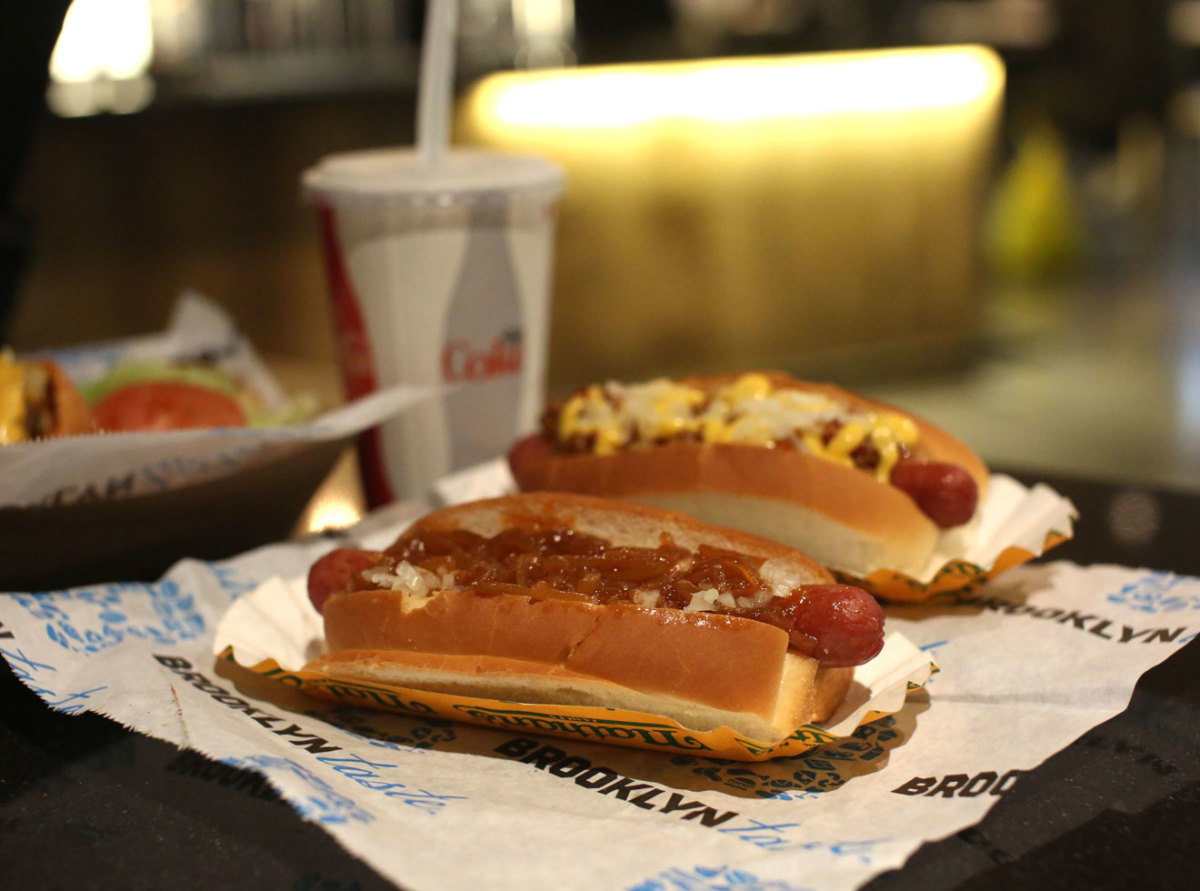 Nathan's hot dogs