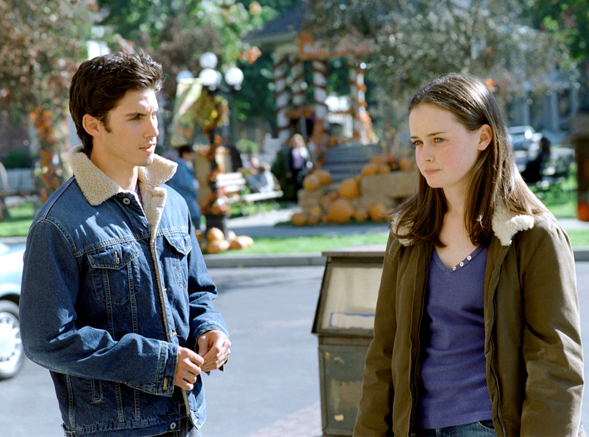 Ventimiglia's first star turn, as the brooding bad boy Jesse Marino, opposite Alexis Bledel's Rory, on Gilmore Girls, circa 2001.