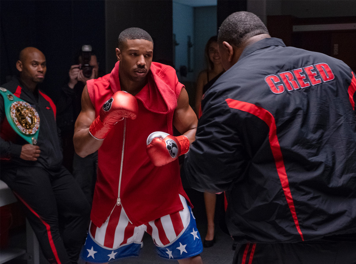 Michael B Jordans Trainer Shares Creed 2 Shoulders And Chest Workout
