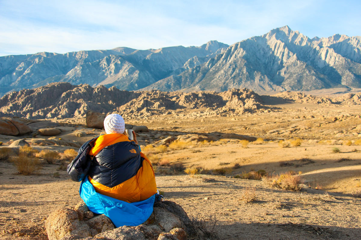 north face the one sleeping bag