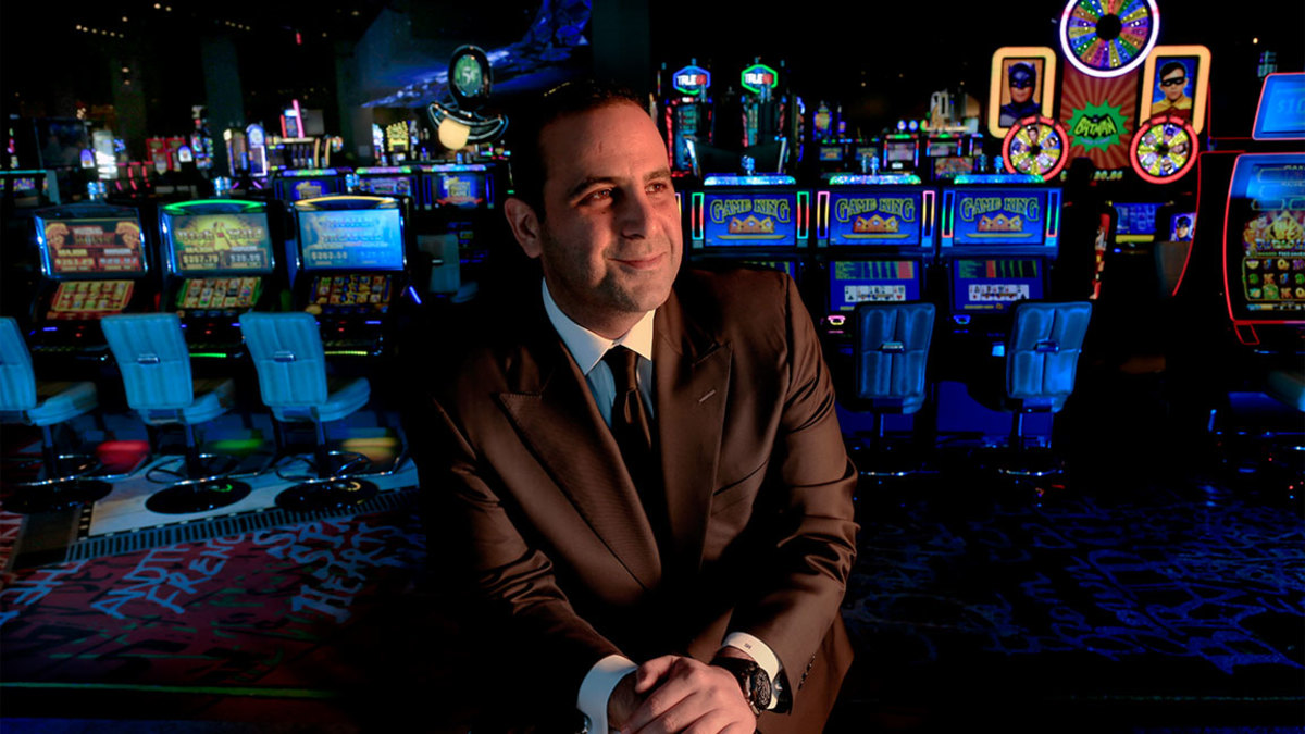 The SLS Hotel Casino in Las Vegas is the latest venture by Sam Nazarian October 31, 2014. The new property is actually located at the site of the old Sahara Hotel Casino (^^^ / Los Angeles Times ). (Photo by Mark Boster/Los Angeles Times via Getty Images)