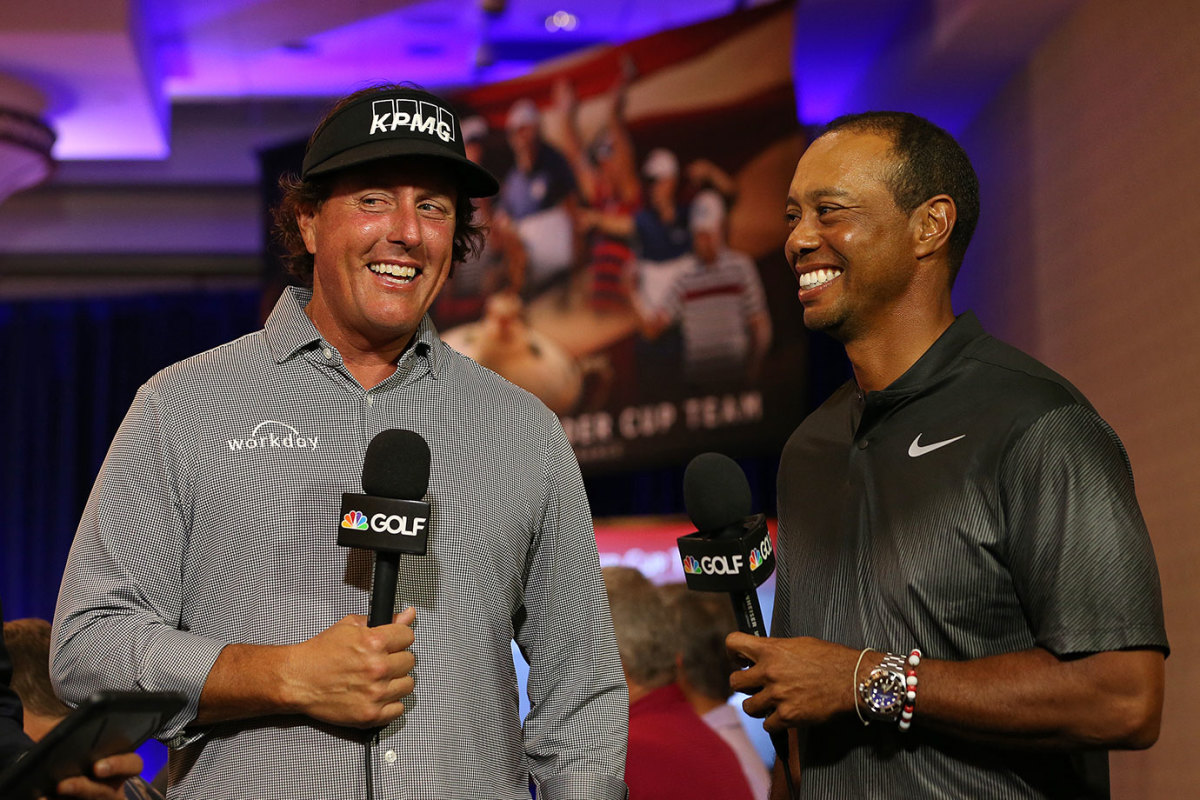 Tiger Woods and Phil Mickelson
