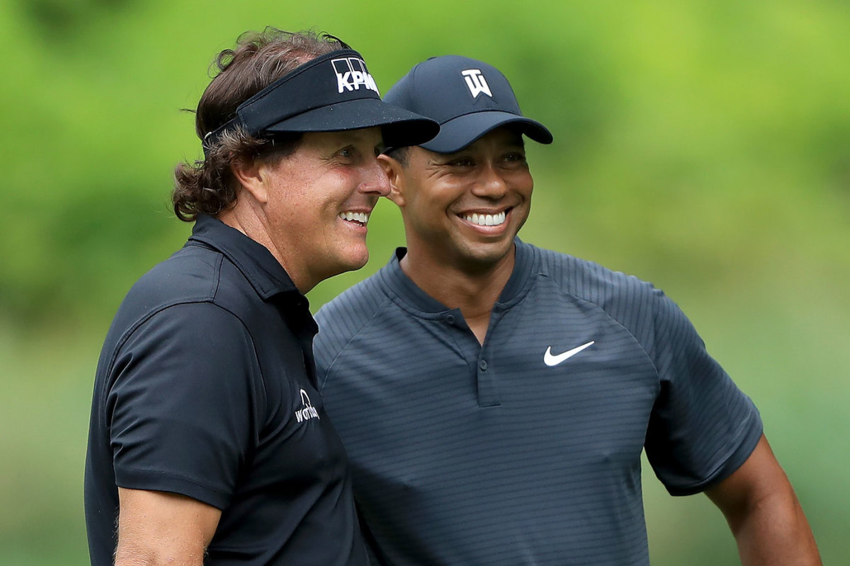 Tiger Woods and Phil Mickelson