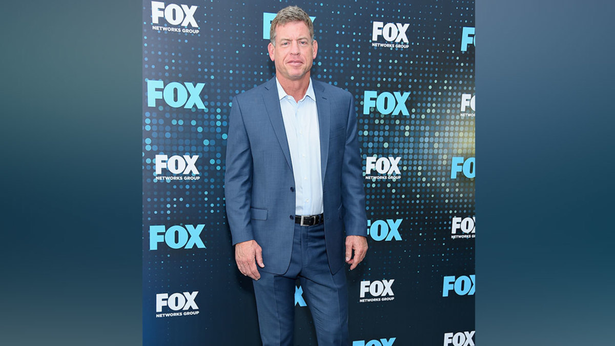 Troy Aikman attends the 2017 FOX Upfront at Wollman Rink, Central Park on May 15, 2017 in New York City. (Photo by Michael Loccisano/Getty Images)