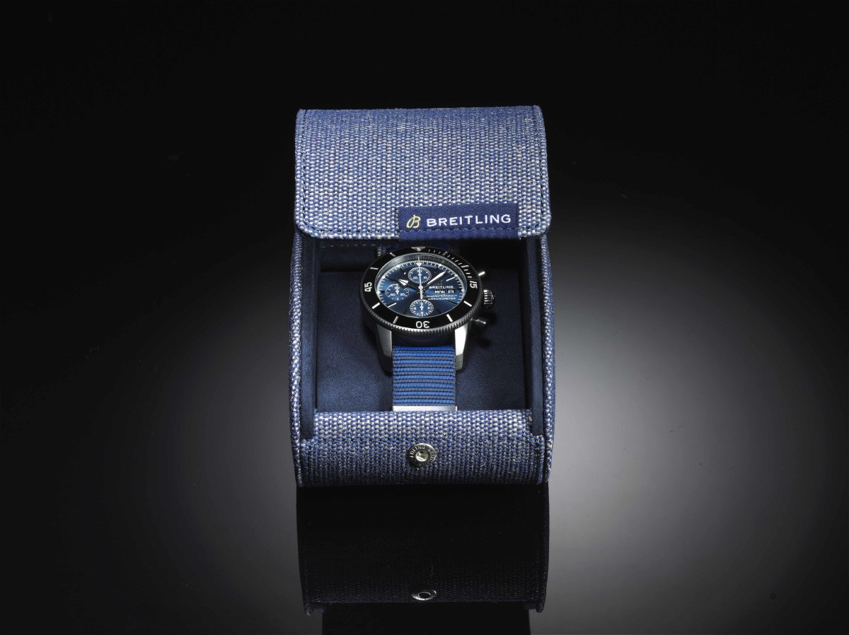 Superocean Heritage II Chronograph 44 Outerknown packaging