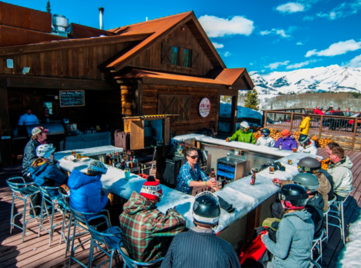 The Ice Bar at Uley's Cabin