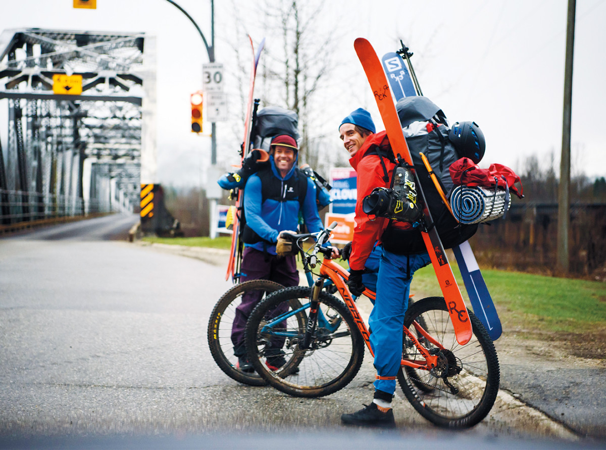 Hill and Chris Rubens embark on a 10-day. self-propelled traverse through the Gold Range, near Revelstroke.