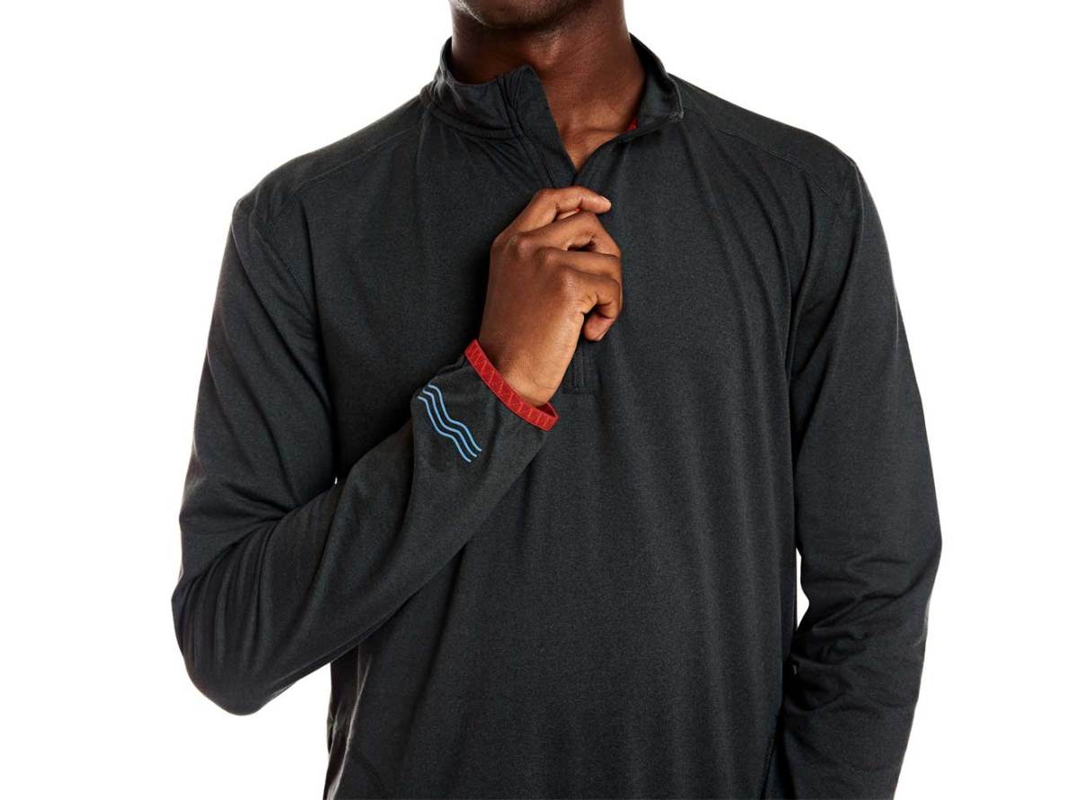 Janji M's Latitude 1/4 Zip in Pacha Green