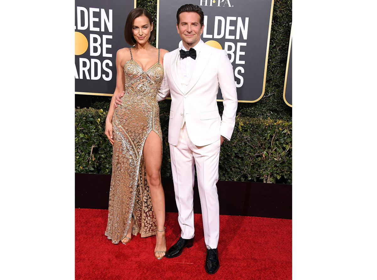 Irina Shayk, Bradley Cooper arrives at the 76th Annual Golden Globe Awardsat The Beverly Hilton Hotel on January 6, 2019 in Beverly Hills, California.