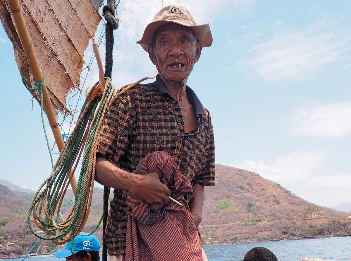 Ignatius Blikololong captains his family's tena, the Demo Sapang.