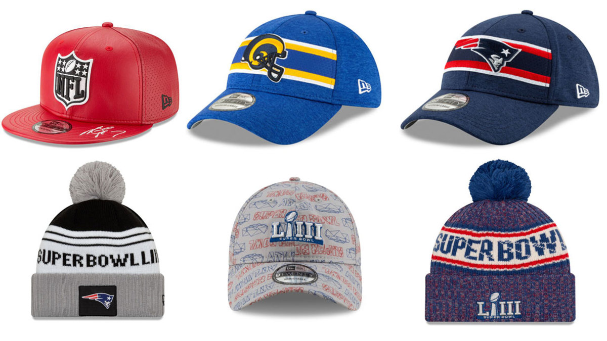 Super Bowl hats collection