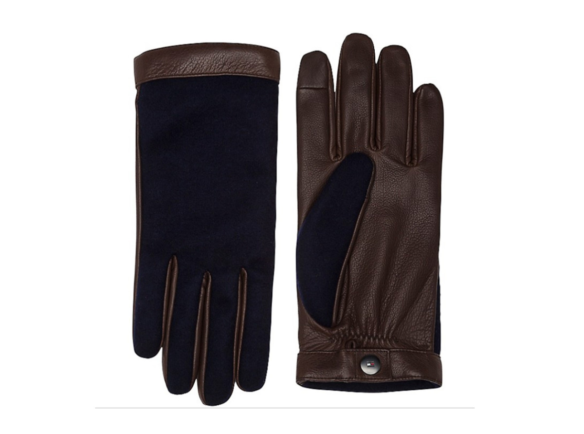 Tommy Hilfiger Leather Gloves