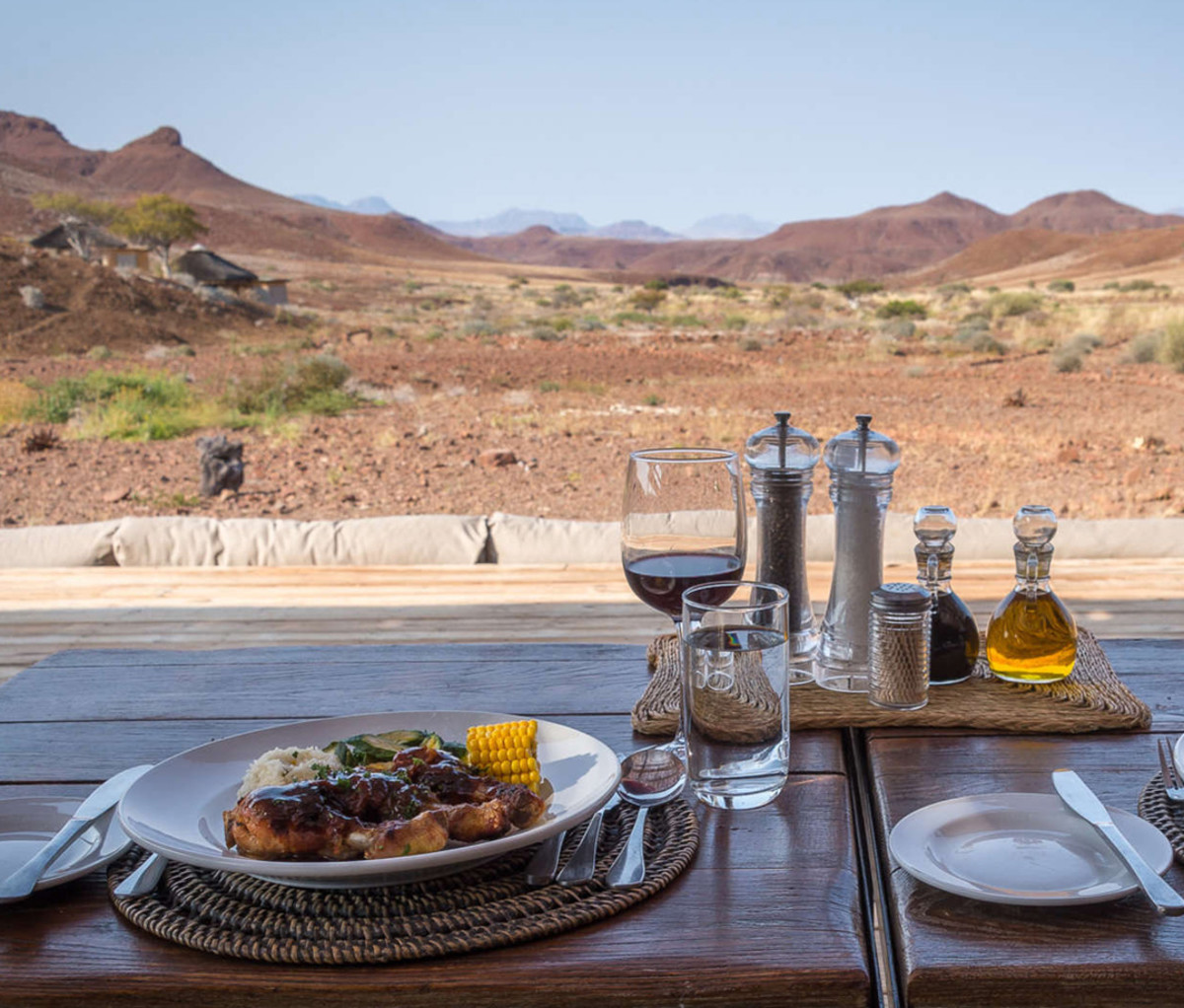 Lunch at Damaraland Camp