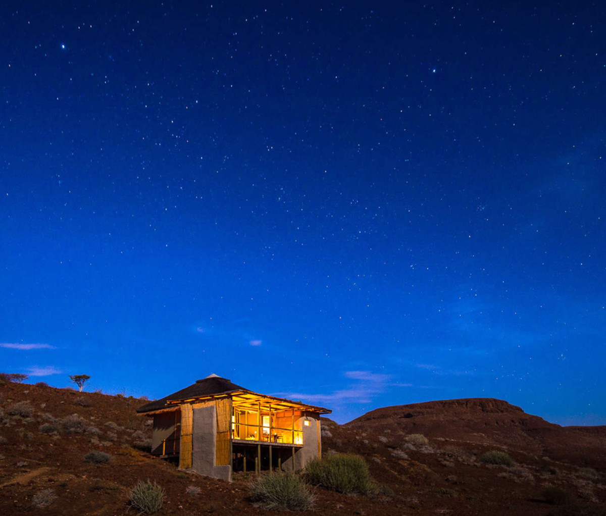 Nighttime sky at Damaraland Camp