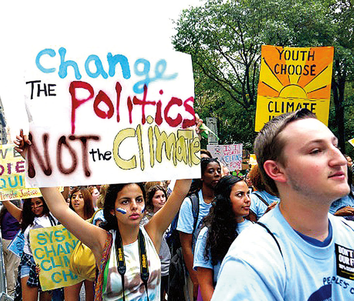 A 350.org protest