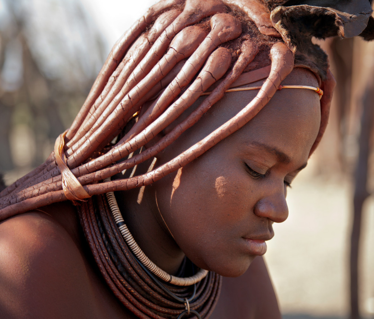 Himba woman in Namibia