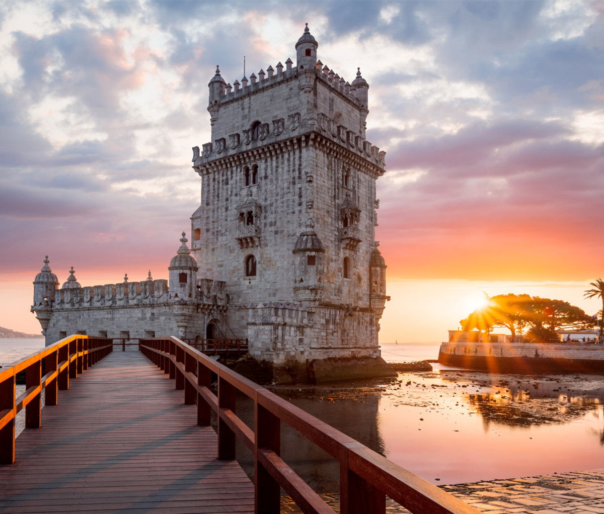 Belem Tower in Lisbon, Portugal