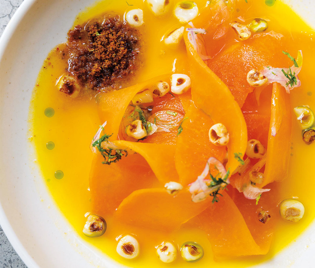 Papaya tiradito