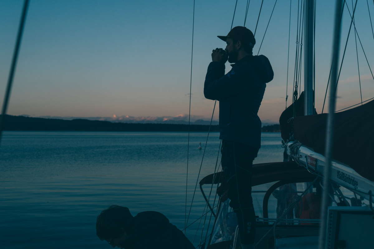 Sailing at dawn