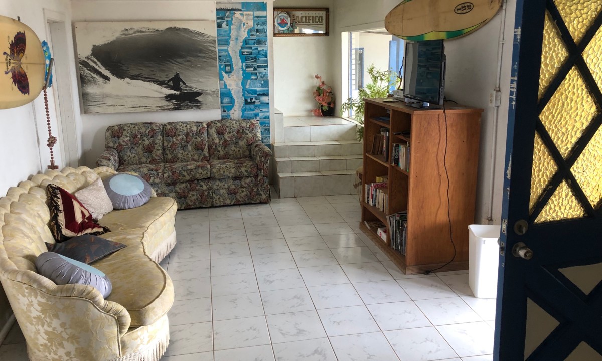 Without frills but ready to host an epic weekend adventure, here is a look inside one of the Hostel's common spaces. Photo: Skyler Wilder