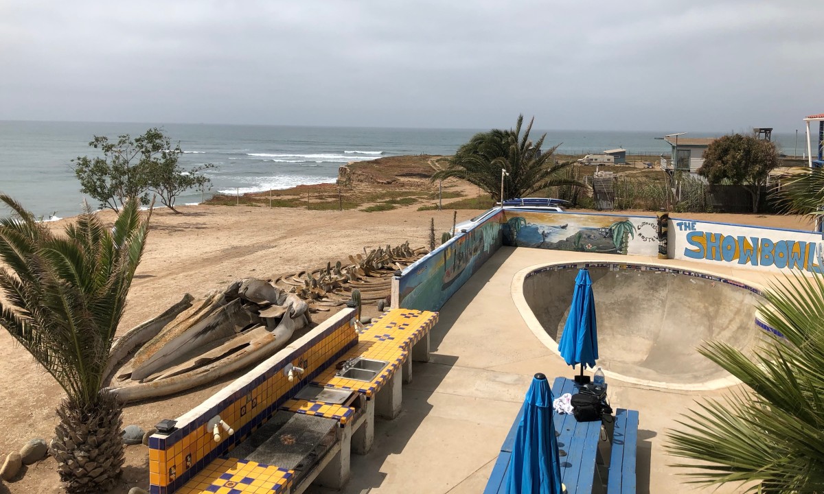 Looking out at Campo Cuatro Casas Hostel. Photo: Skyler Wilder