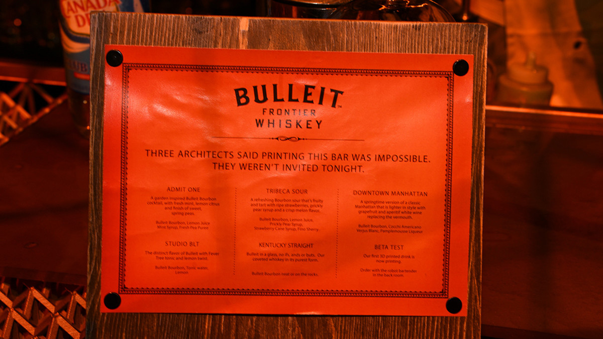 Bulleit 3D Printed Frontier Lounge