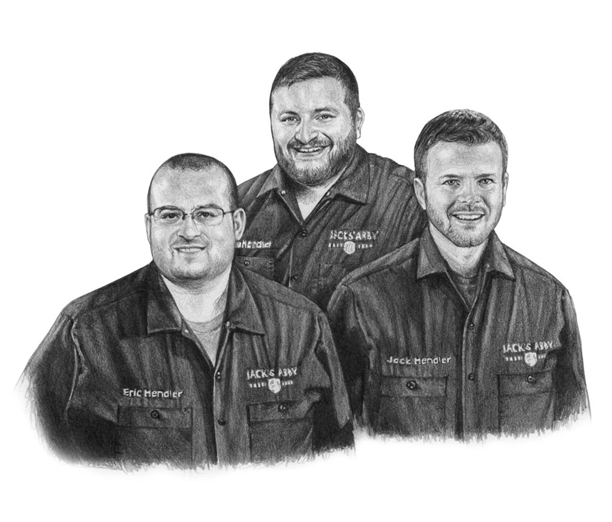 Jack Hendler and brothers