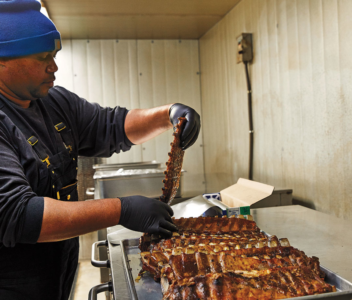 smoked ribs