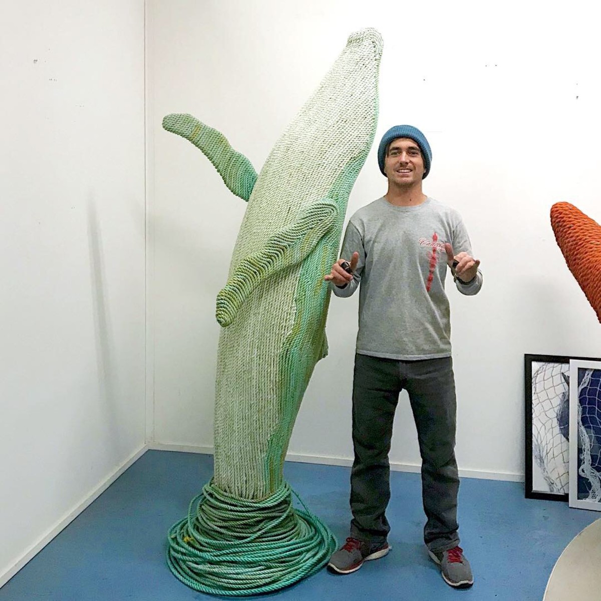 Ethan Estess Art Whale Sculpture