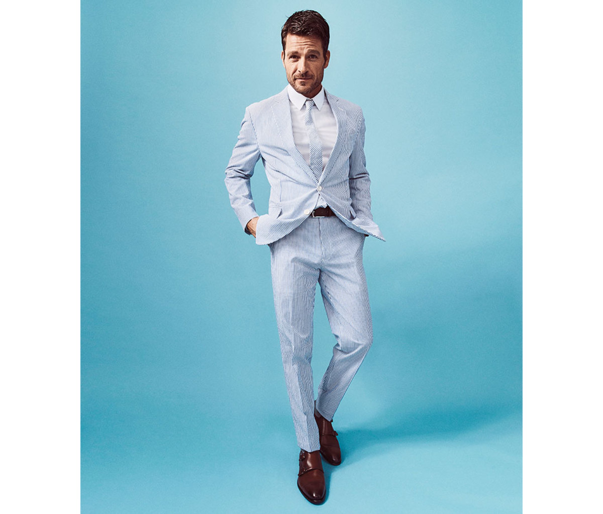 Seersucker suit by Brooks Brothers