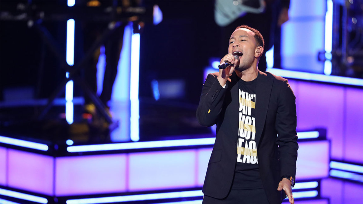 THE VOICE -- "Live Cross Battles Results" Episode 1611B -- Pictured: John Legend -- (Photo by: Trae Patton/NBC/NBCU Photo Bank via Getty Images)
