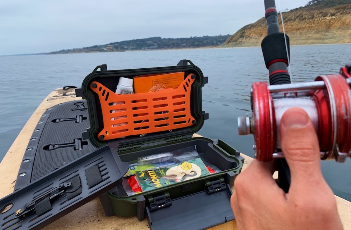 The Ruck works as a perfect fishing tackle box.